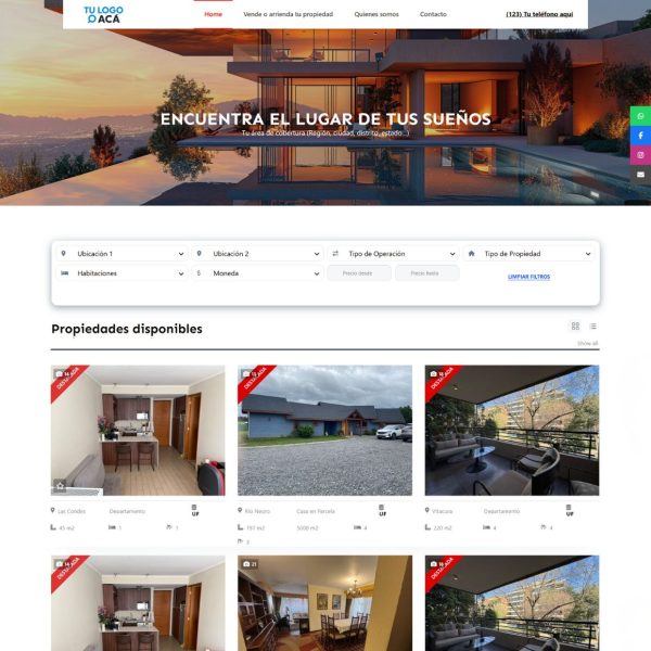 CORREDORA DE PROPIEDADES<br>Diseño Tradicional