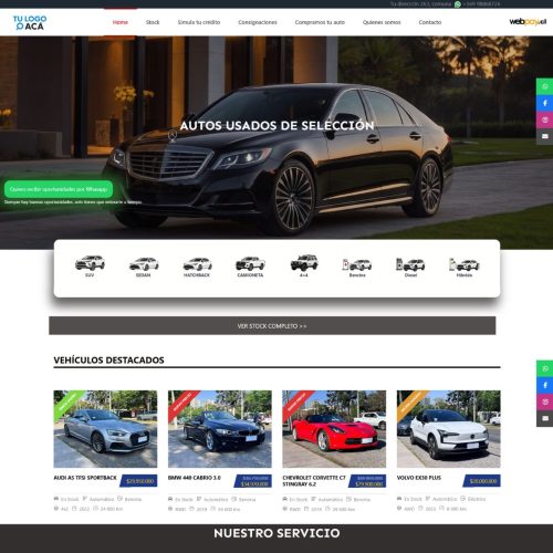 AUTOMOTORA<br>Diseño corporativo filtro vertical