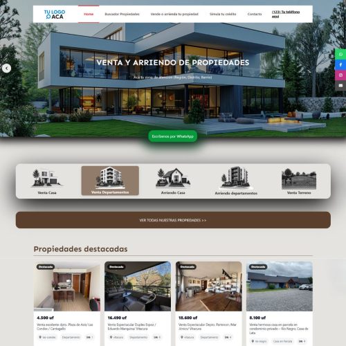 CORREDORA DE PROPIEDADES<br>Diseño Dynamic Carrusel
